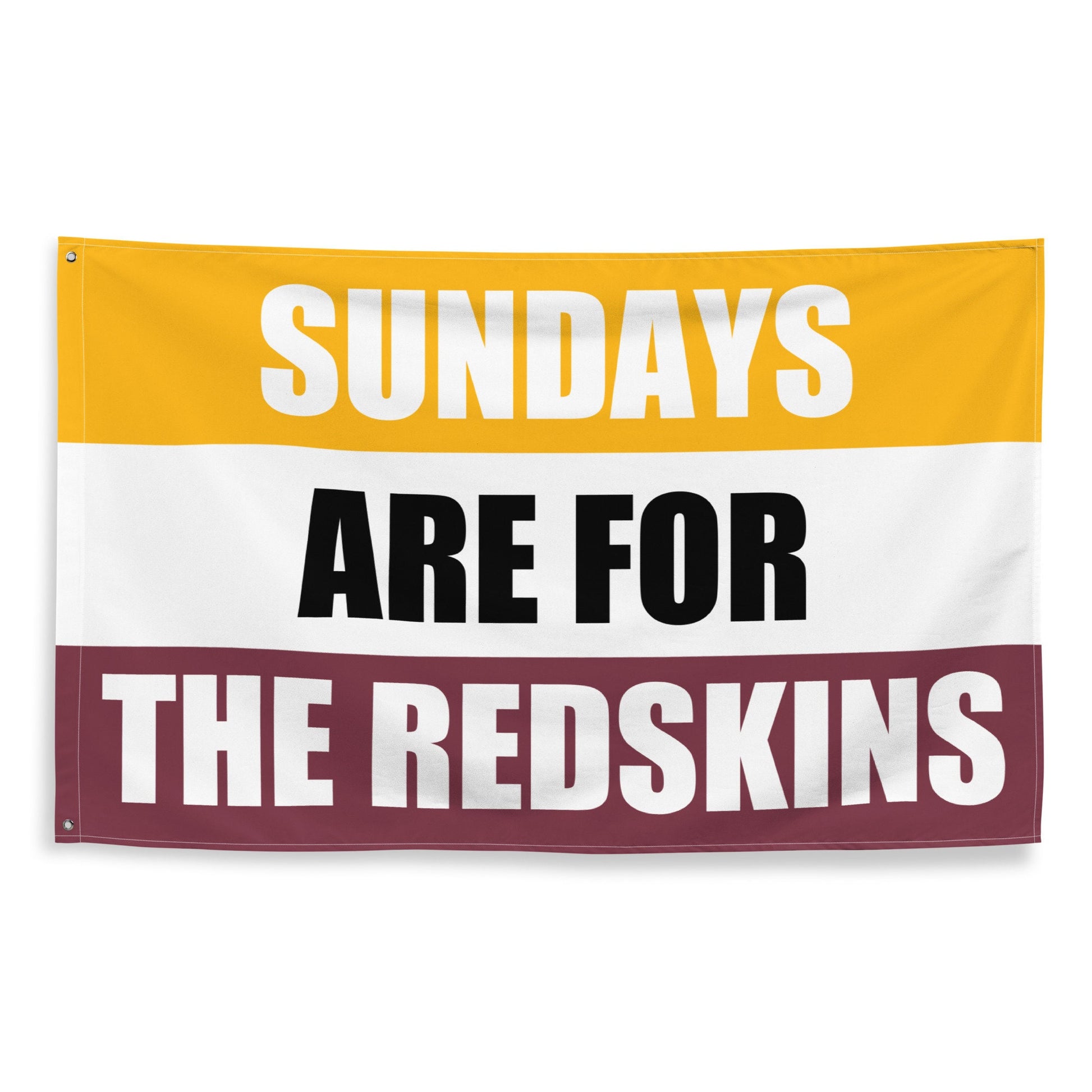 Large Banner, Sundays are for the Washington Redskins Team , NFL Football Tailgate Flag, Gift for Him
