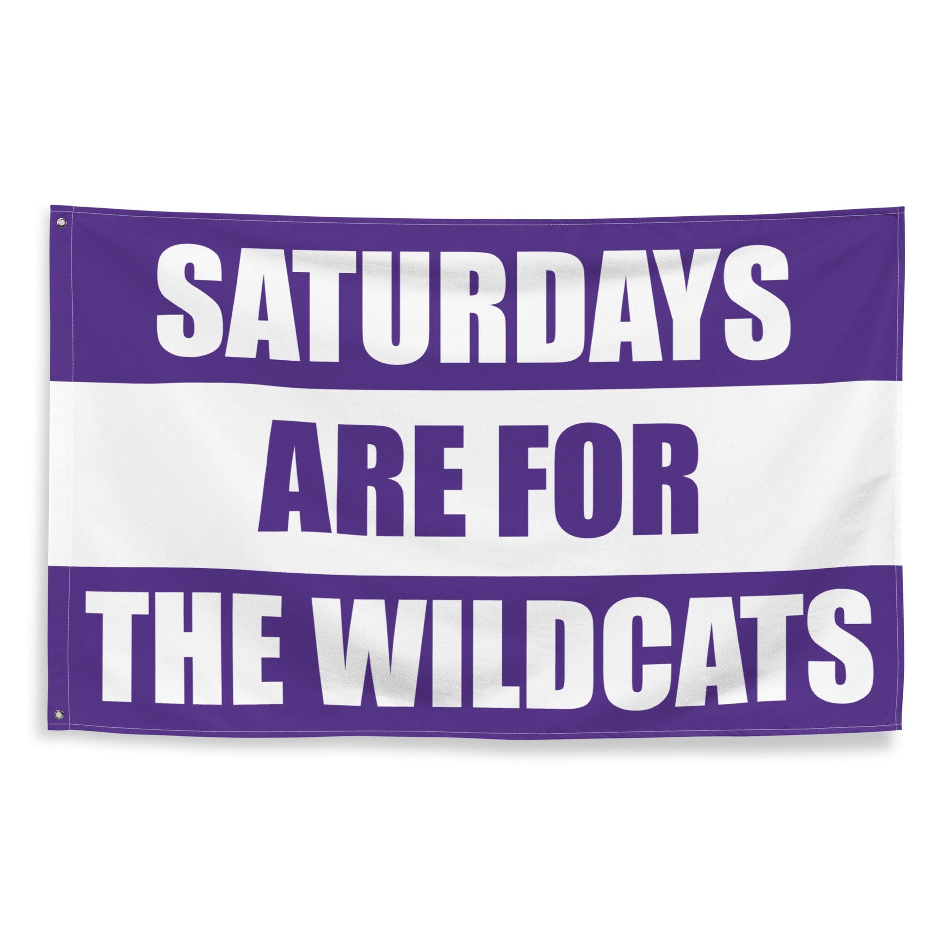 Large Banner, Saturdays are for the Wildcats Tapestry, Dorm, Tailgate Flag, Gift for Him