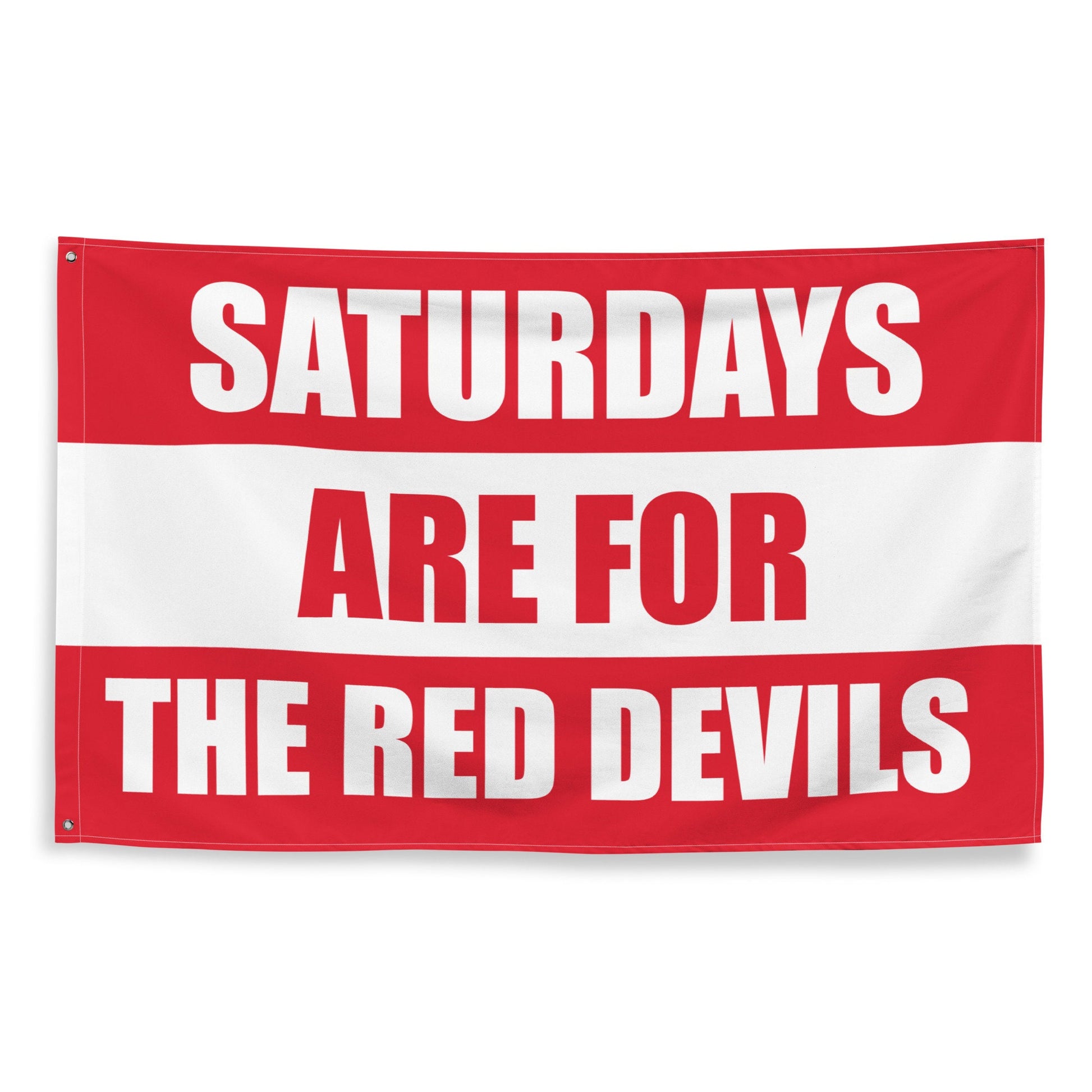 Large Banner, Saturdays are for the Red Devils, Dorm, Tailgate Flag