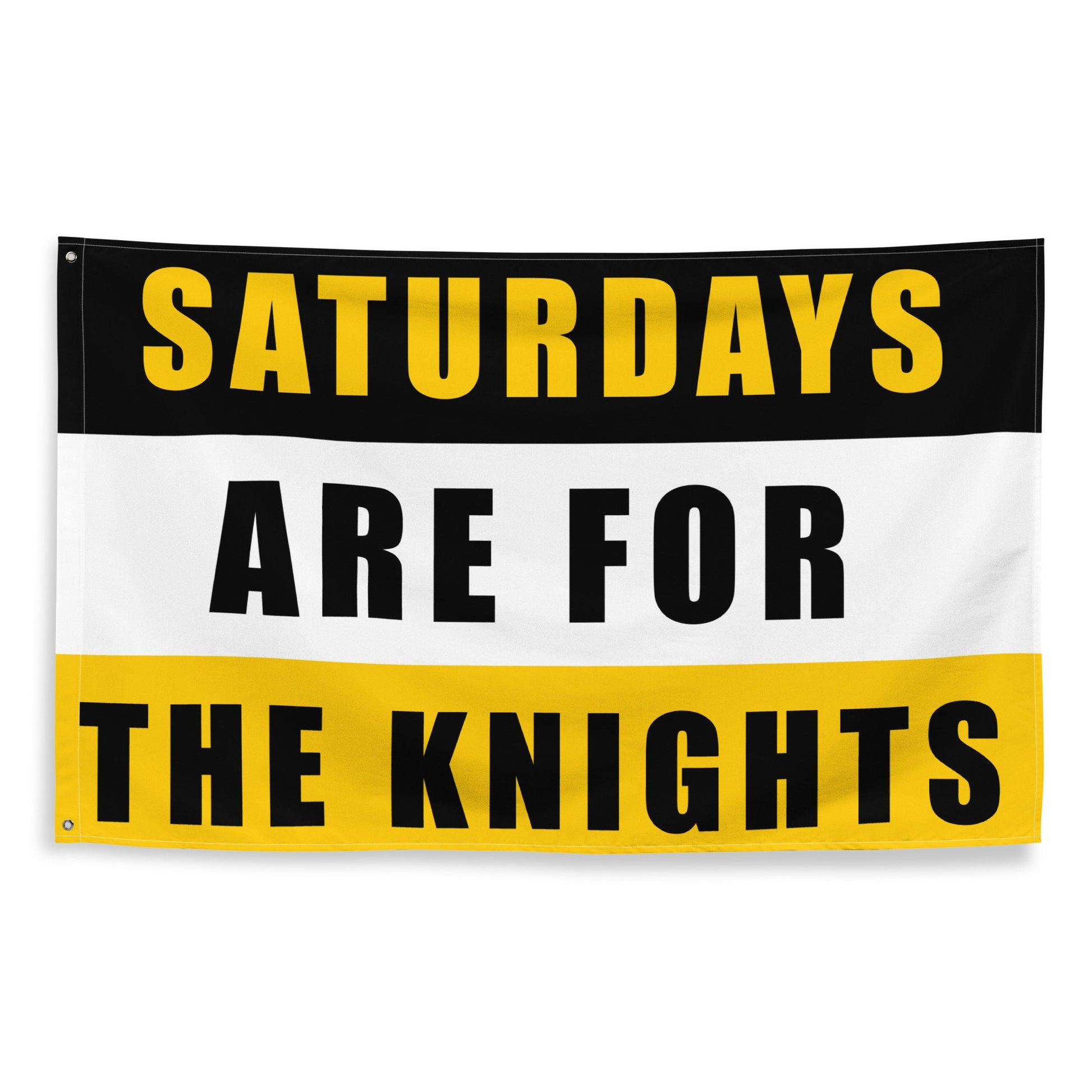Large   UCF Saturdays are for the Knights Flag, Banner for University of Central Florida Students, Fans Flag