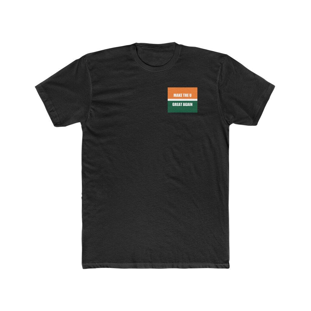 Fire Manny Diaz, Make the U Great Again, University of Miami Novelty Football Shirt Gift for Canes