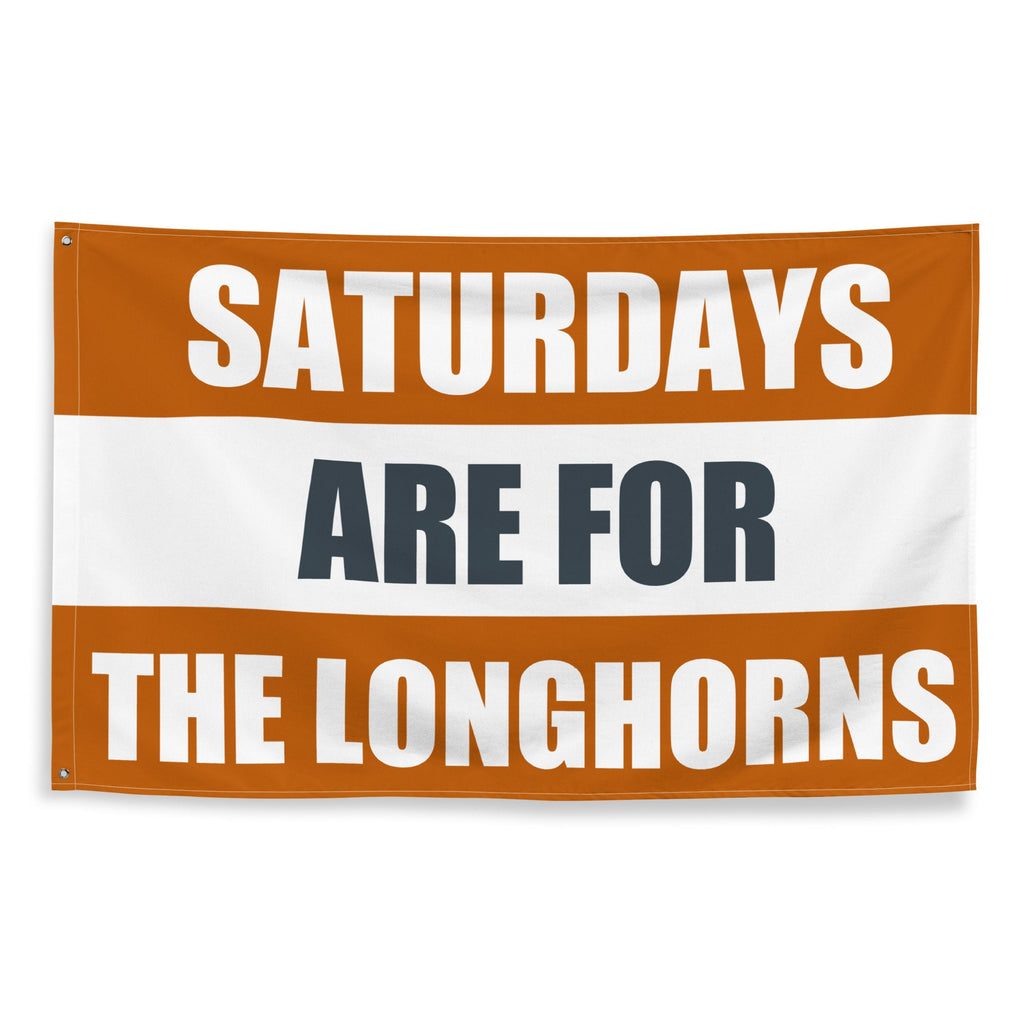 Large University of Texas at Austin Banner, Saturdays are for the Longhorns Tapestry, Dorm, Tailgate Flag, gift for him.