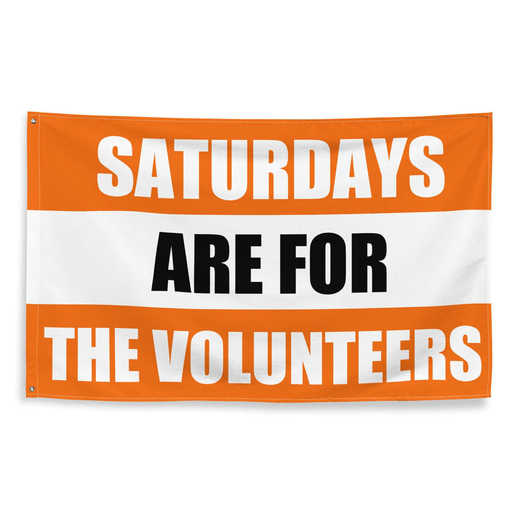 Large University of Tennessee Banner, Saturdays are for the Volunteers Tapestry, Dorm, Tailgate Flag, gift for him.