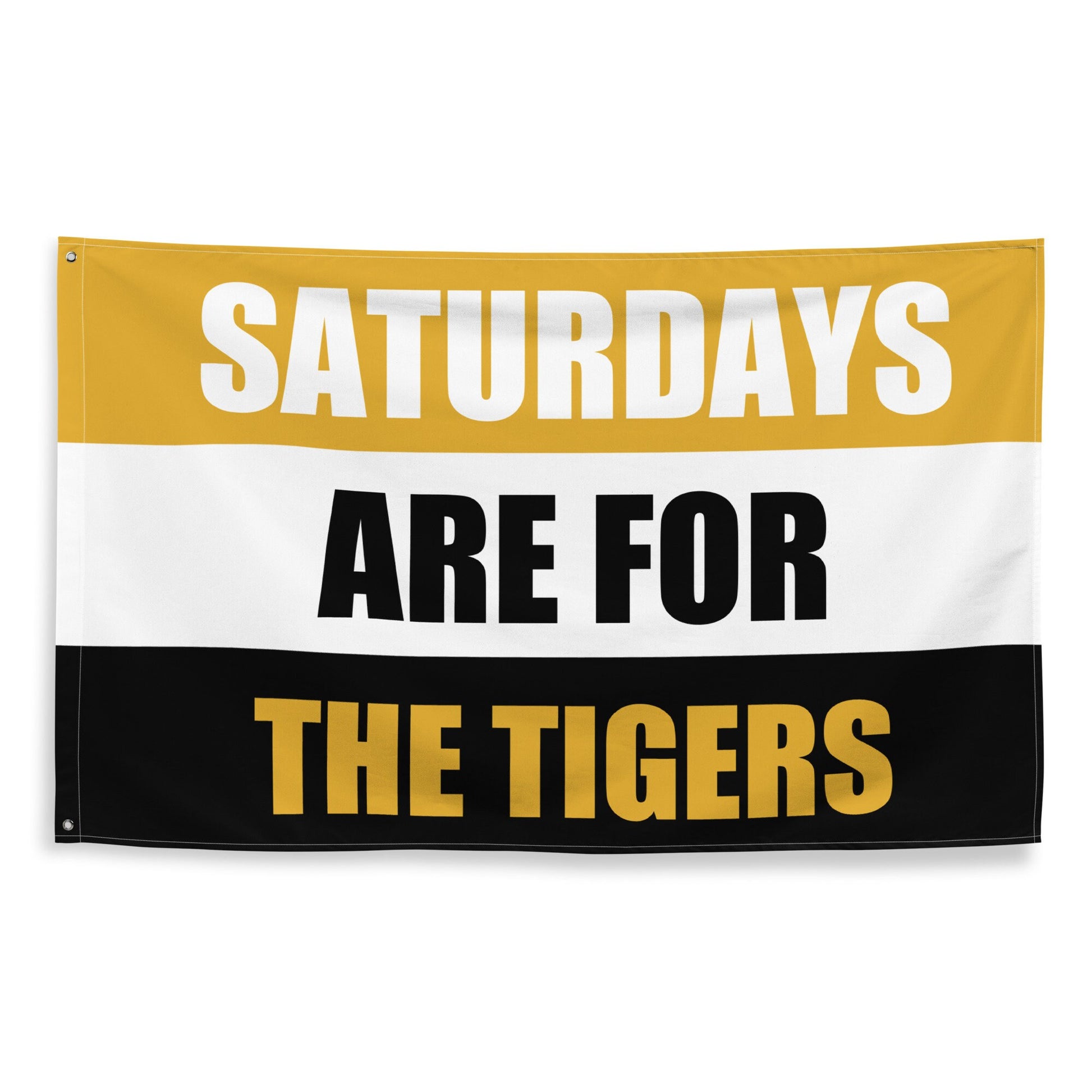 Large Banner, Saturdays are for the Tigers Tapestry, Dorm, Tailgate Flag, gift for him.