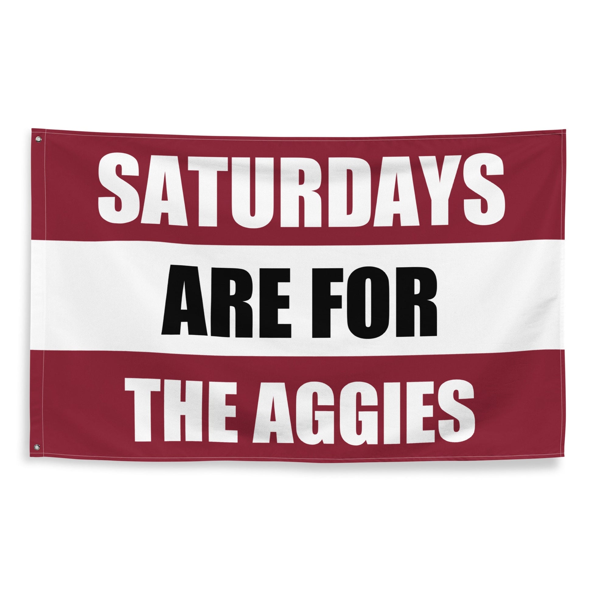 Large Texas A&M Banner, Saturdays are for the Aggies Tapestry, Dorm, Tailgate Flag, gift for him.