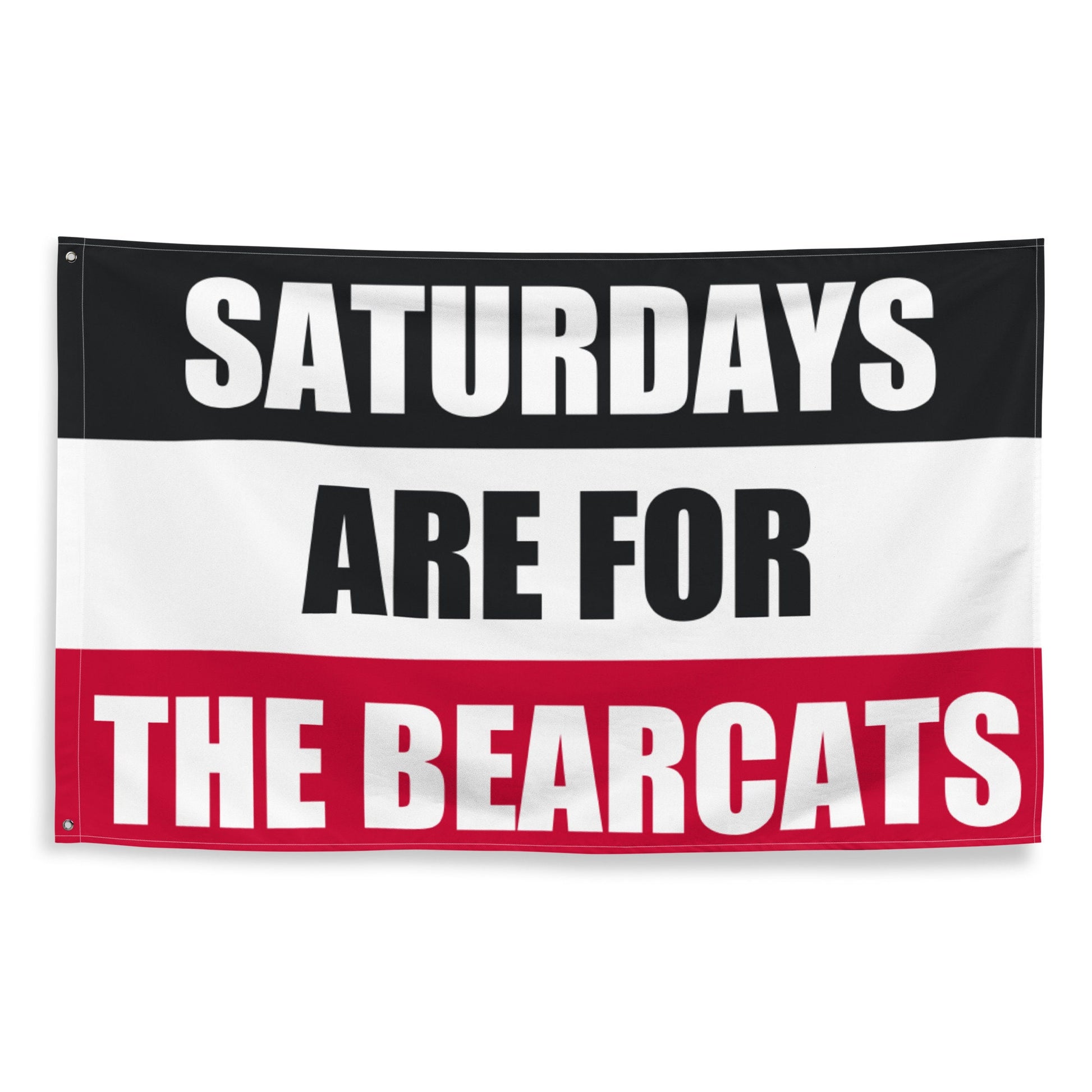 Large Bearcats Banner, Saturdays are for the Bearcats Tapestry, Dorm, University Tailgate Flag Gift for Him