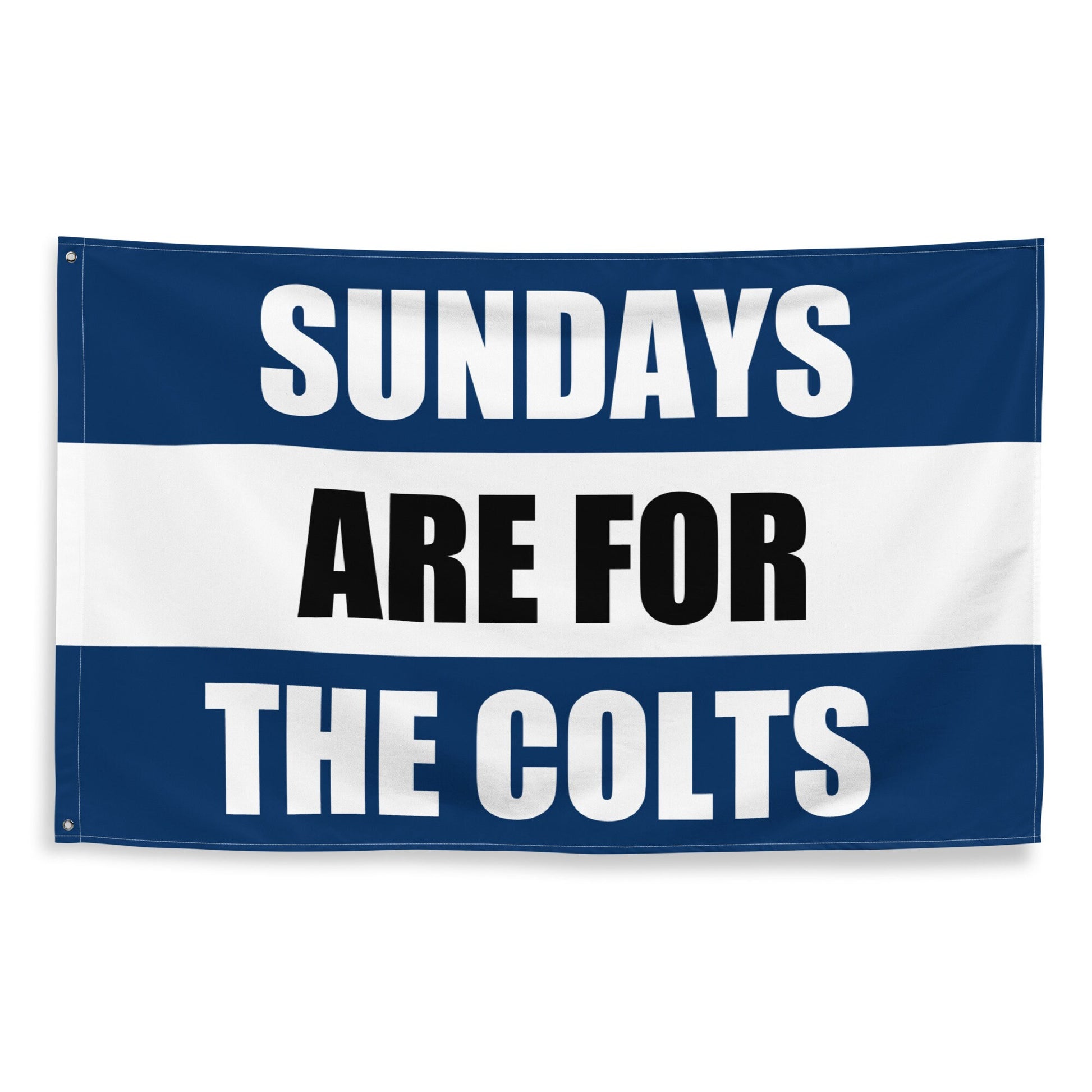 Large Banner, Sundays are for the Indianapolis Colts , NFL Football Tailgate Flag, Gift for Him