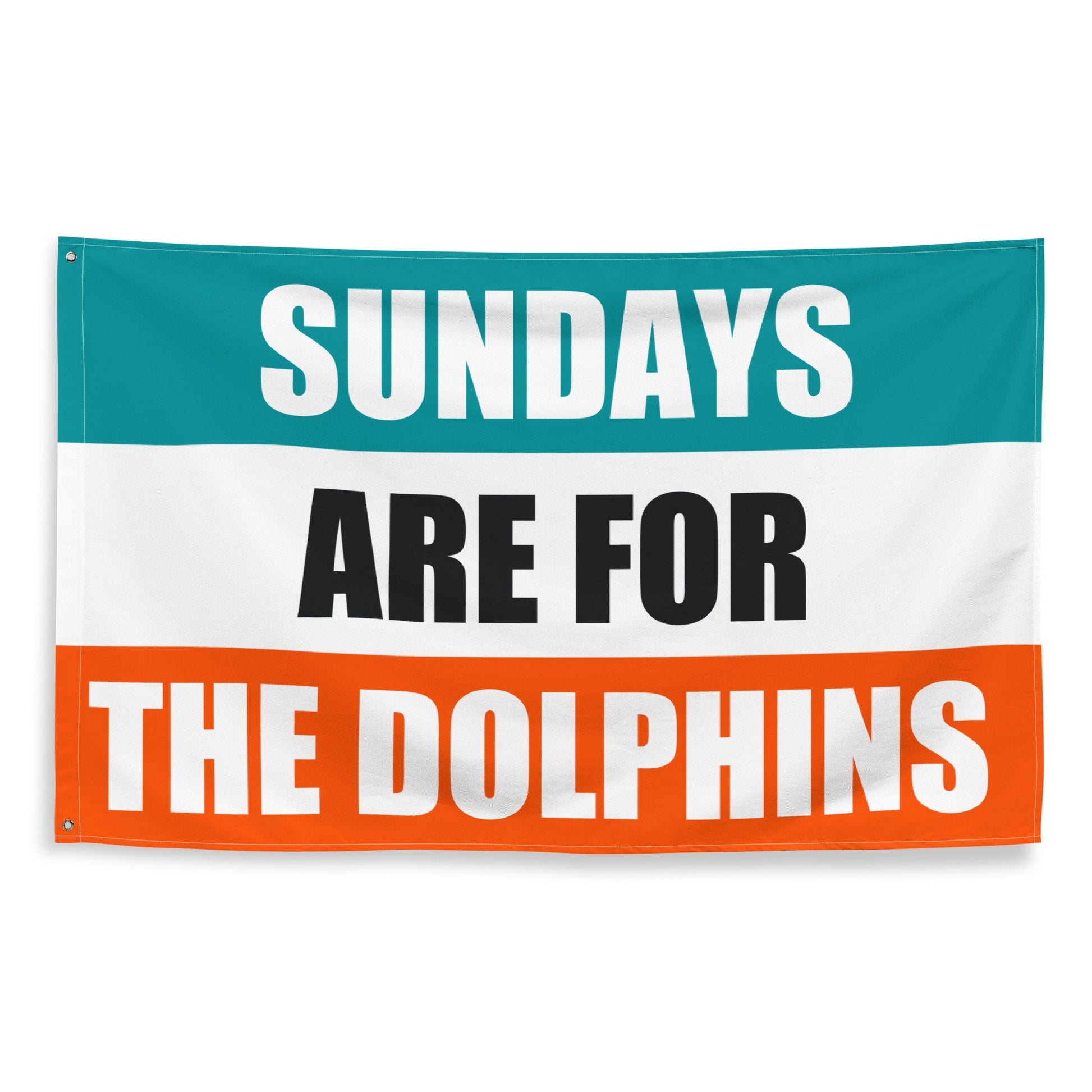 Large Banner, Sundays are for the Miami Dolphins , NFL Football Tailgate Flag, Gift for Him