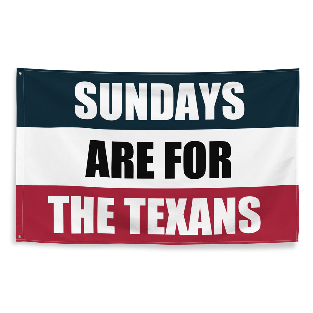 Large Banner, Sundays are for the Houston Texans , NFL Football Tailgate Flag, Gift for Him