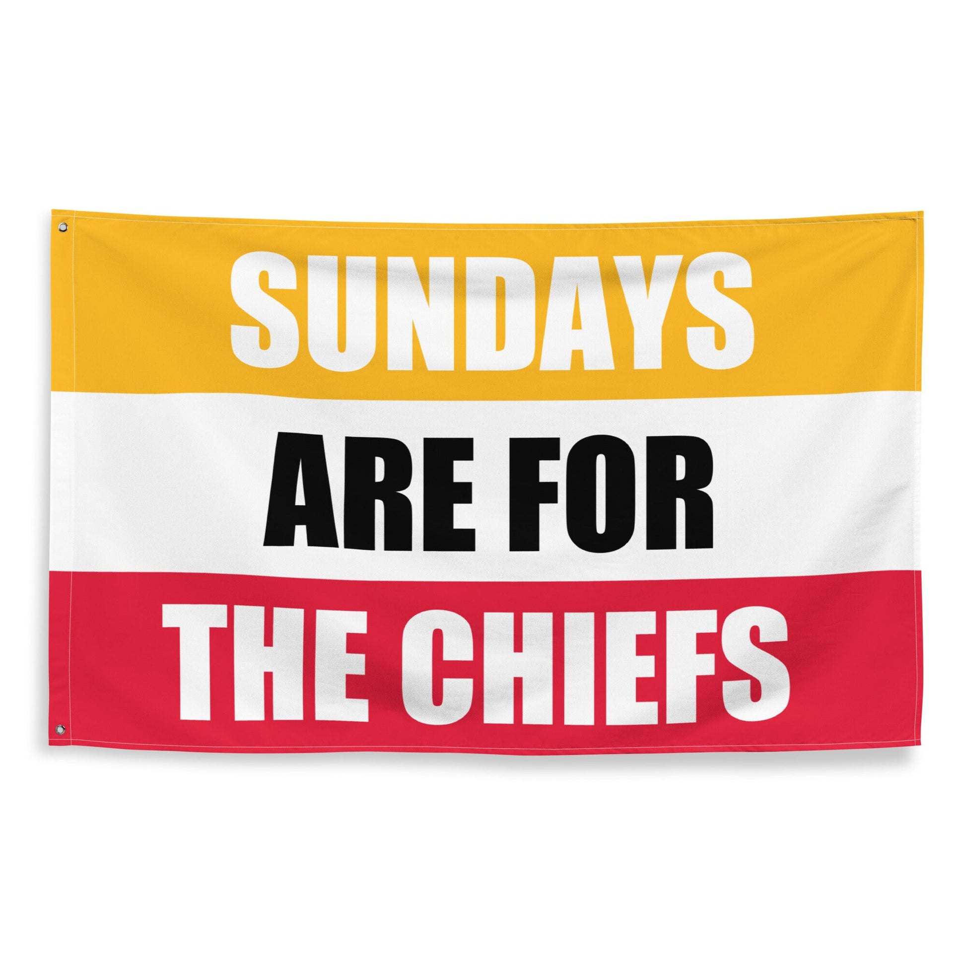 Large Banner, Sundays are for the Kansas City Chiefs , NFL Football Tailgate Flag, Gift for Him