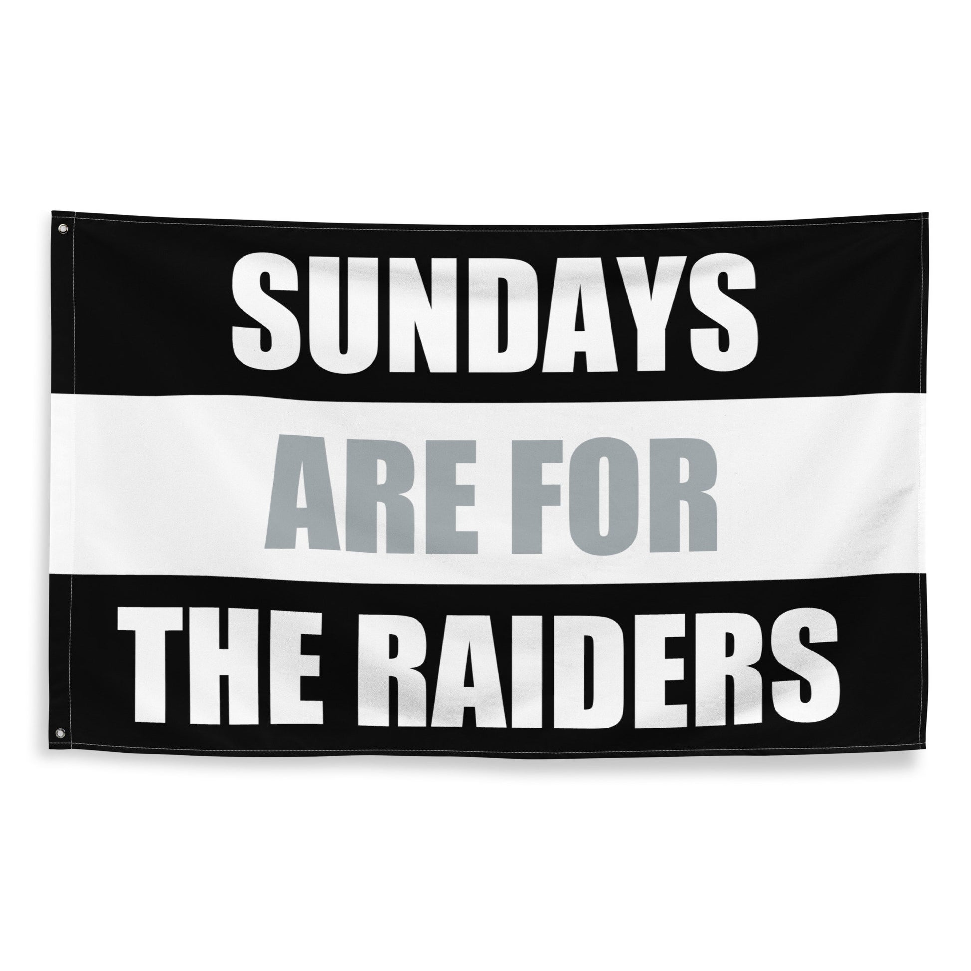 Large Banner, Sundays are for the Las Vegas Raiders , NFL Football Tailgate Flag, Gift for Him