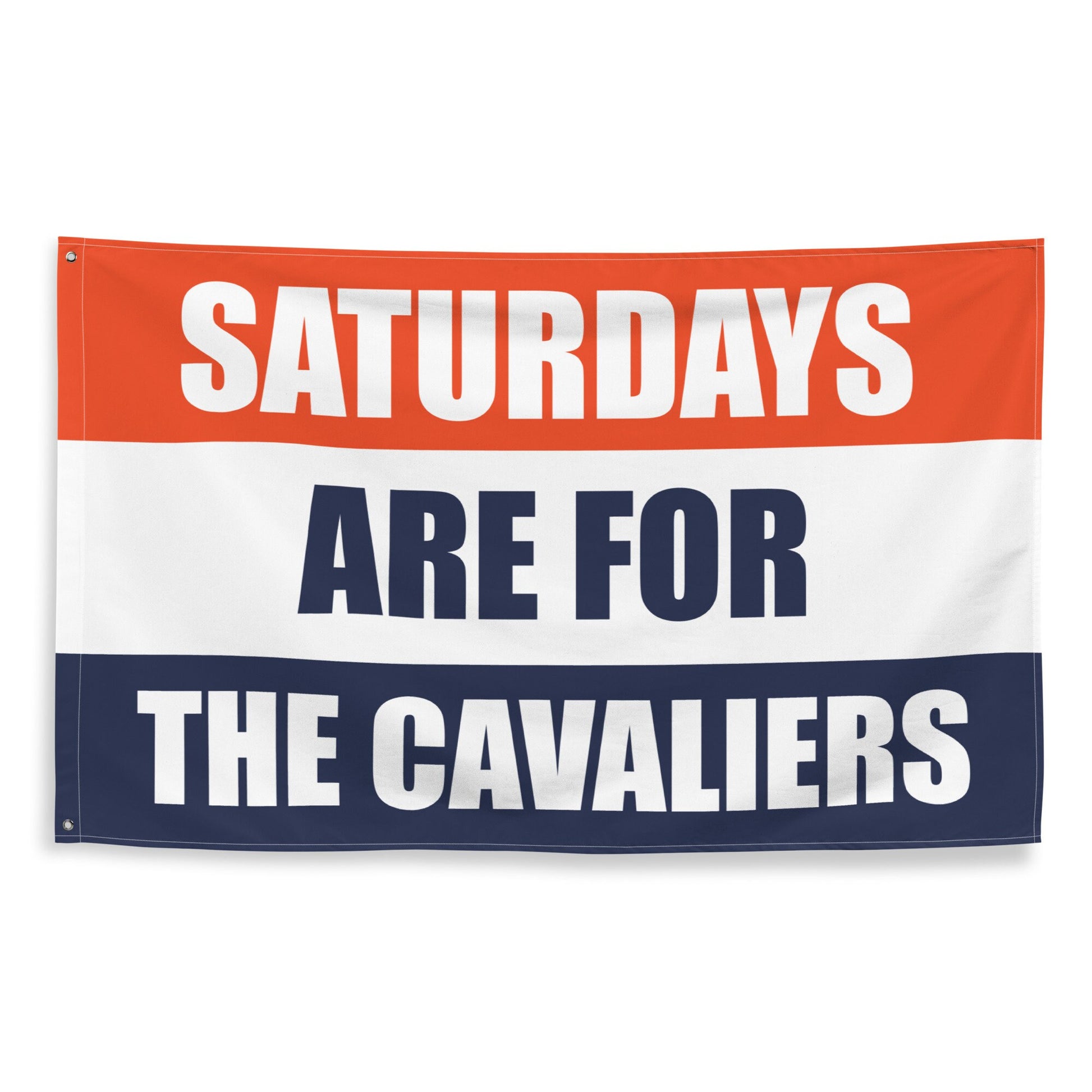 Large Banner, Saturdays are for then Cavaliers Tapestry, Dorm, Tailgate Football Flag, Gift for Him