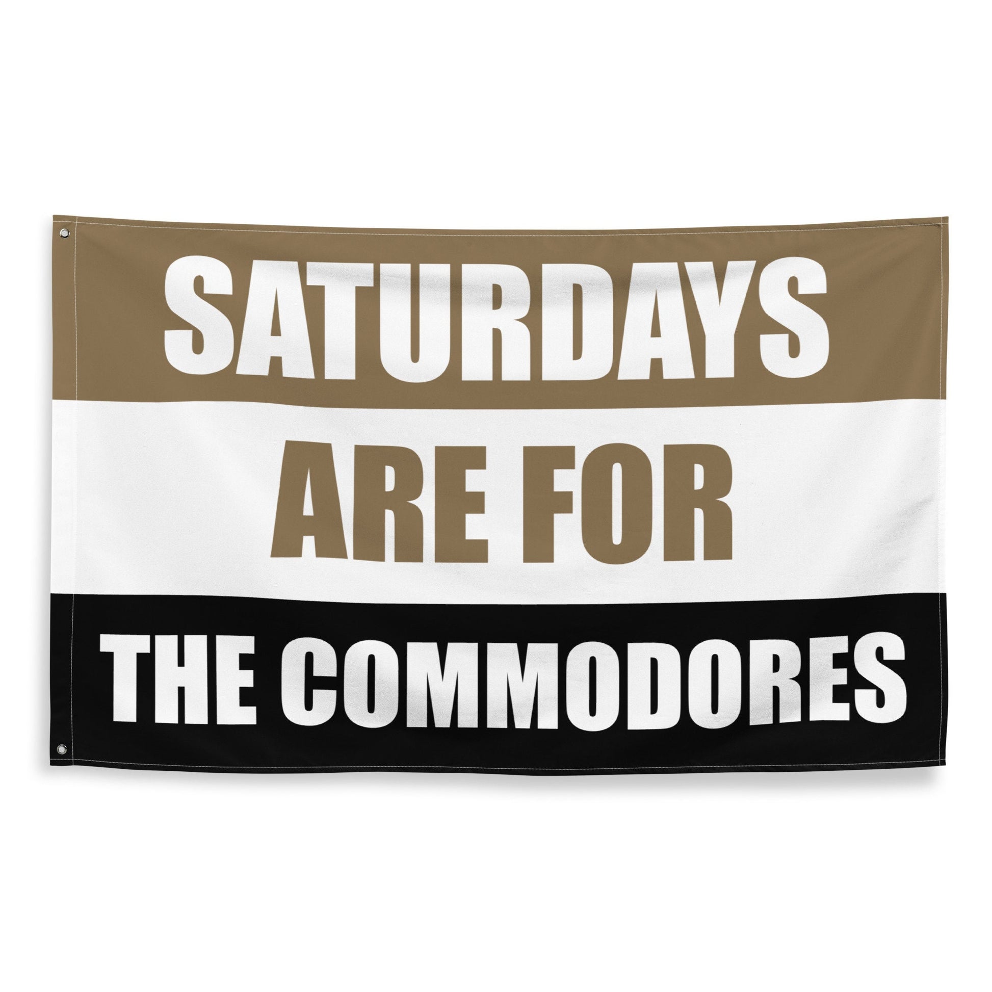Large Banner, Saturdays are for the Commodores Tapestry, Dorm, Tailgate Flag, Gift for Him