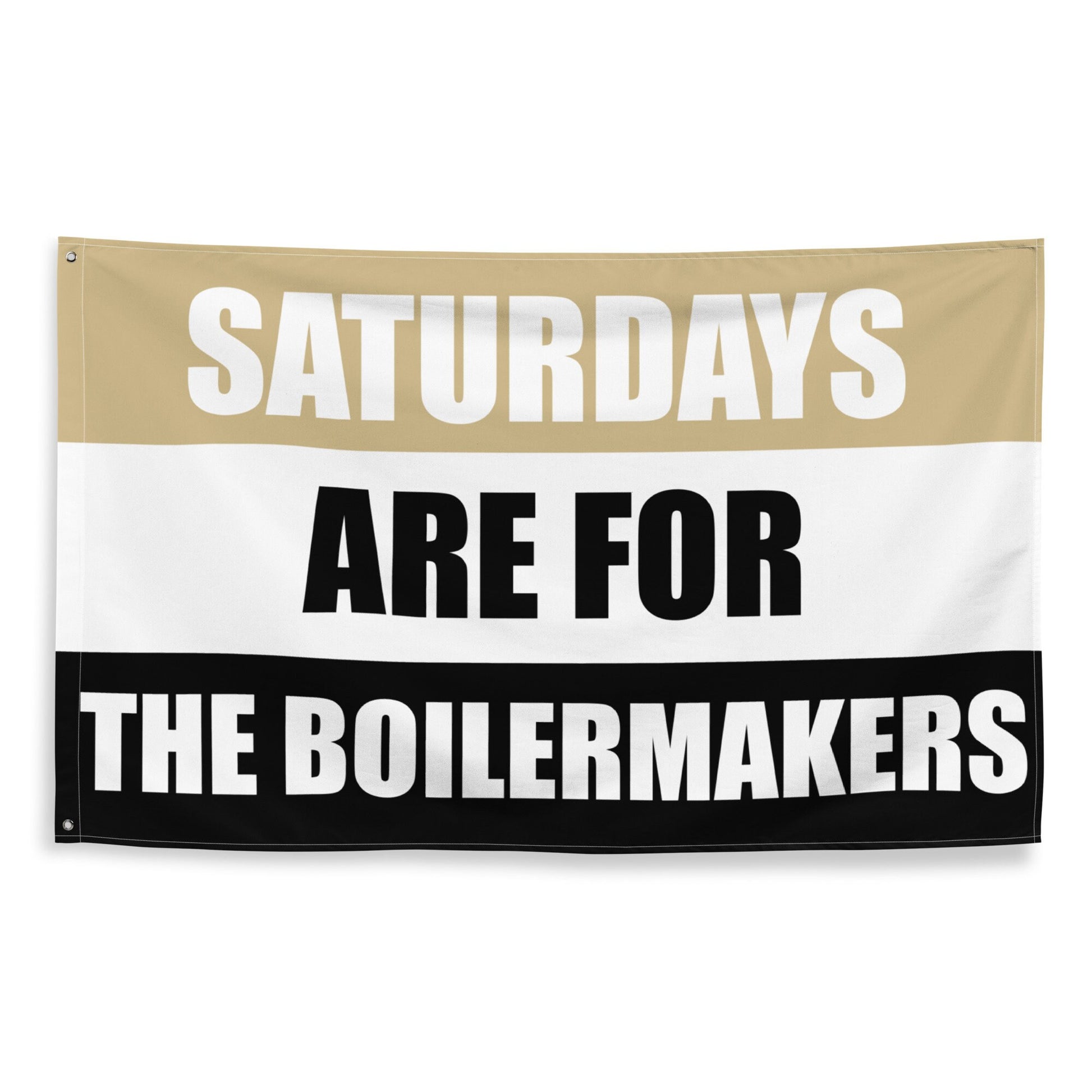 Large Banner, Saturdays are for the Boilermakers Tapestry, Dorm, Tailgate Flag, Gift for Him