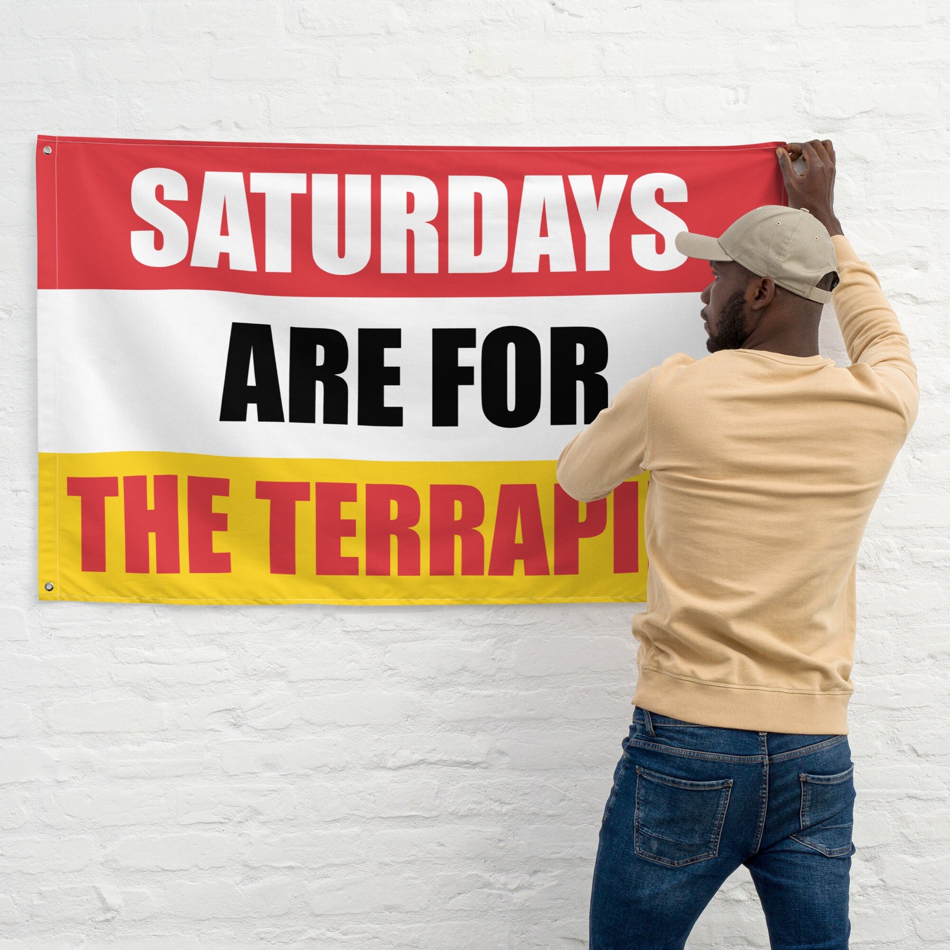 Large Banner, Saturdays are for the Terrapins Tapestry, Dorm, Tailgate Flag, Gift for Him