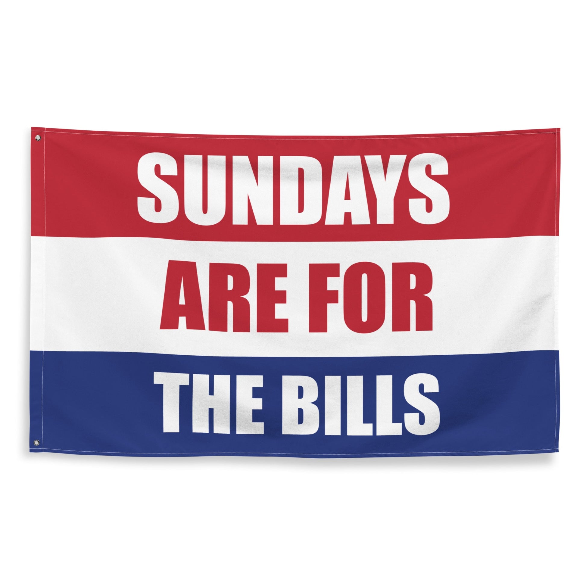 Buffalo Bills Banner, Sundays Are For The Bills Tapestry | Gift for Him | Man cave or Game room