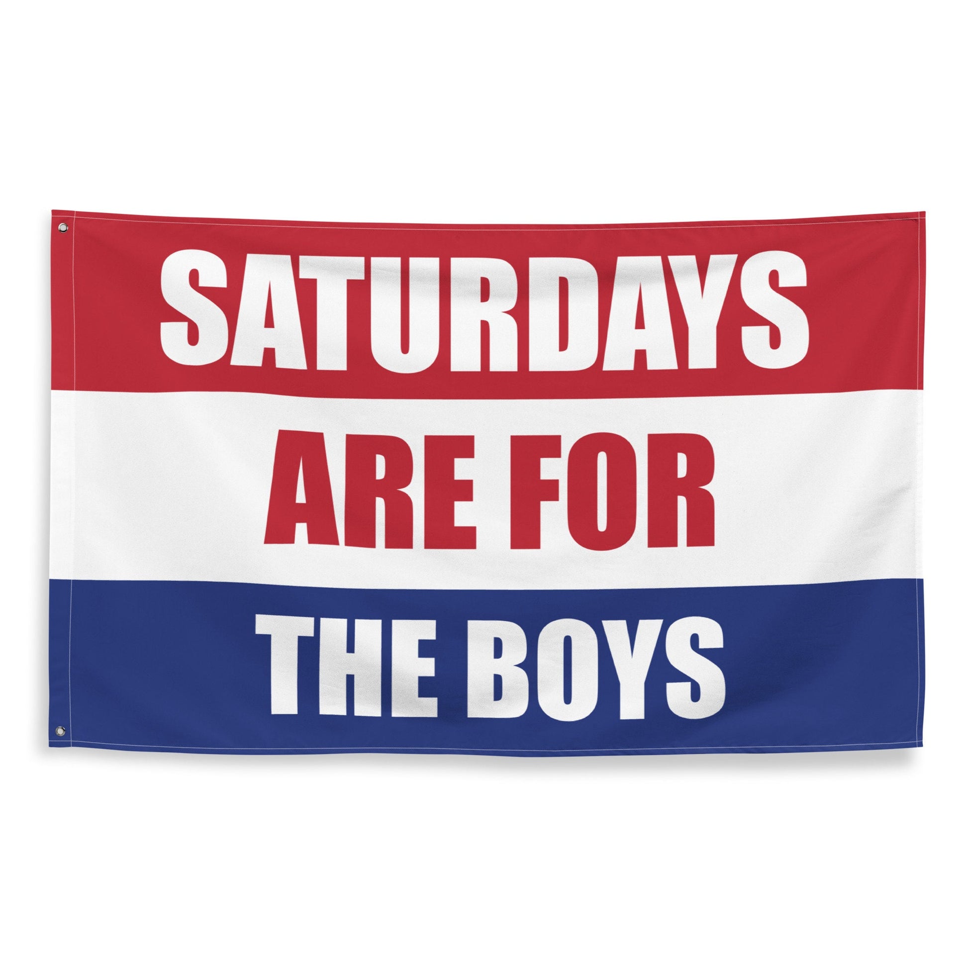 Saturdays are for the Boys Flag | Party College Dorm Tapestry Gift For Him | Barstool