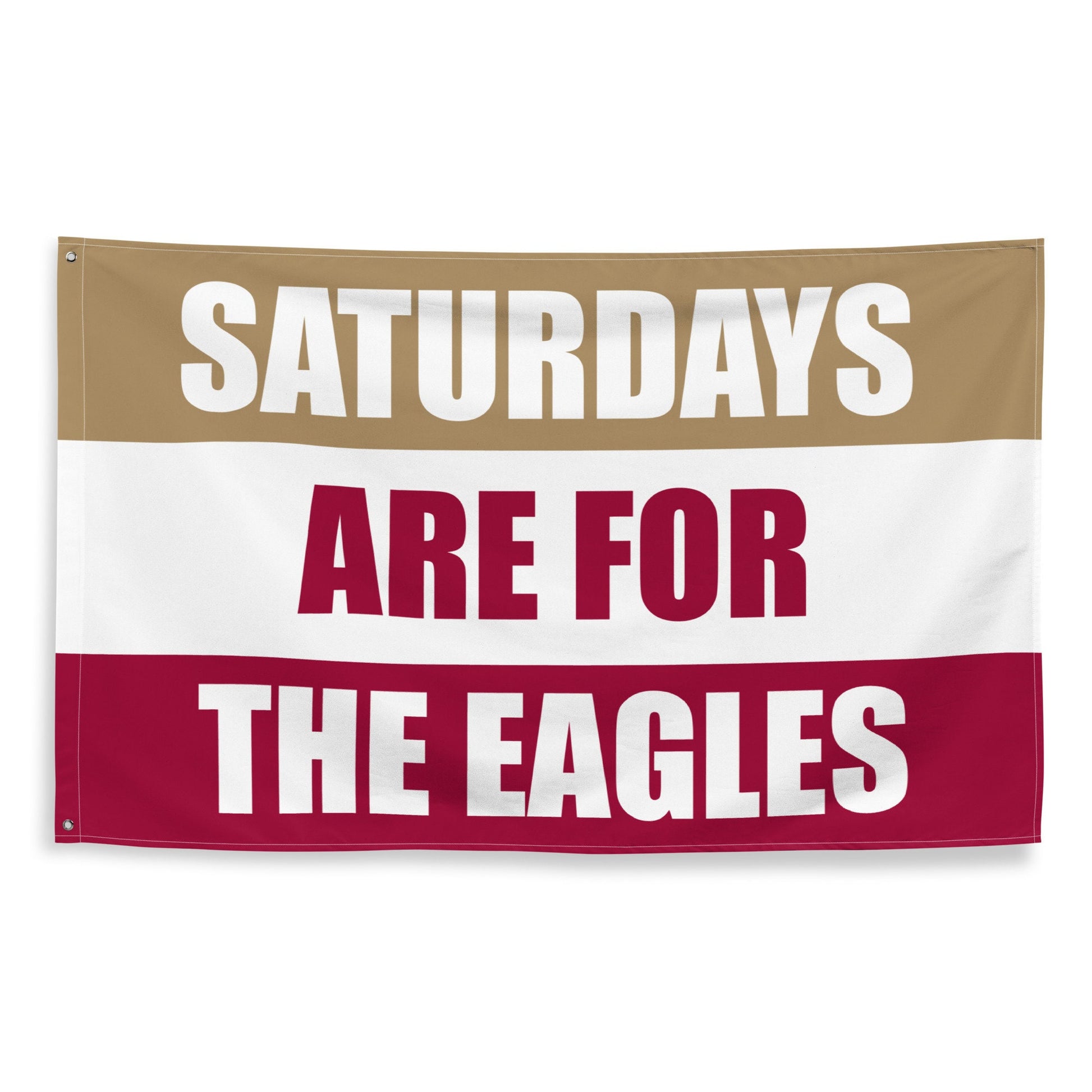 Large Banner, Saturdays are for then Eagles Tapestry, Dorm, Tailgate Flag, Gift for Him