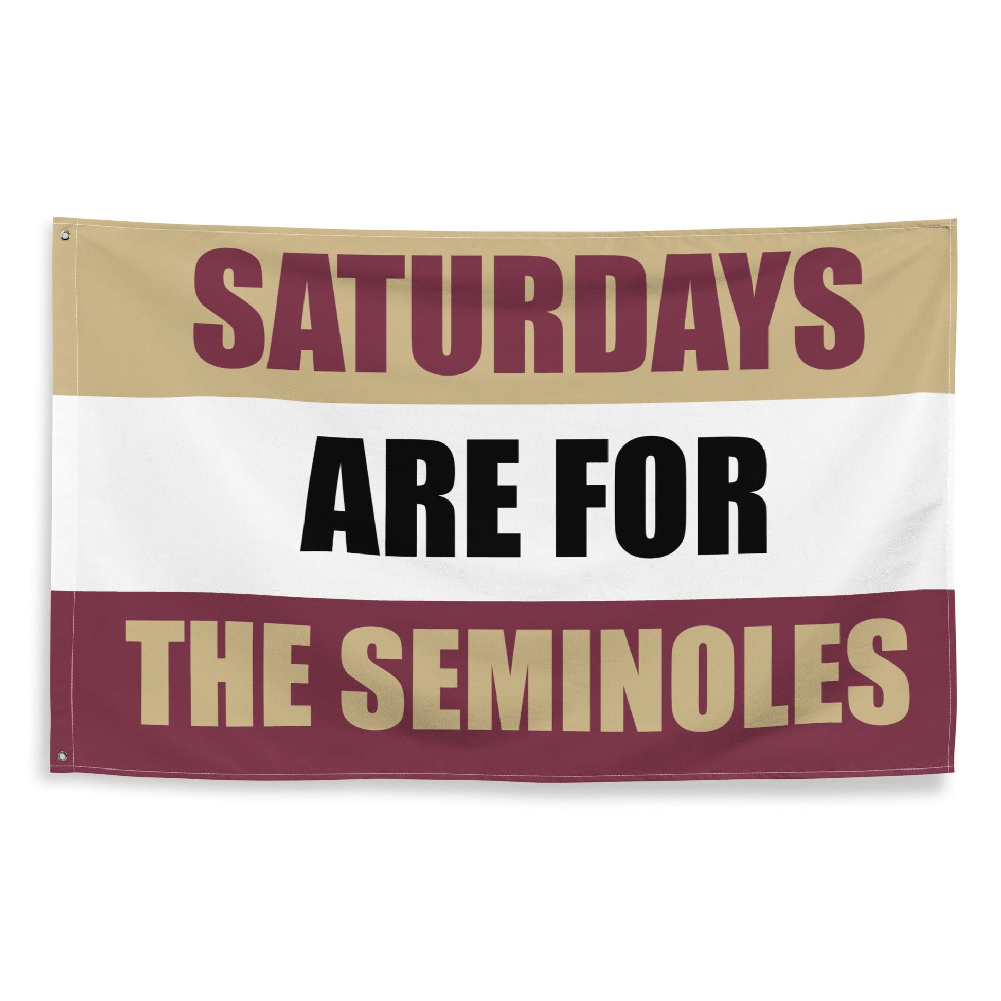 Saturdays are for the Seminoles, Flag Banner | Gift for Him, Dorm, College, Tailgate, Decoration