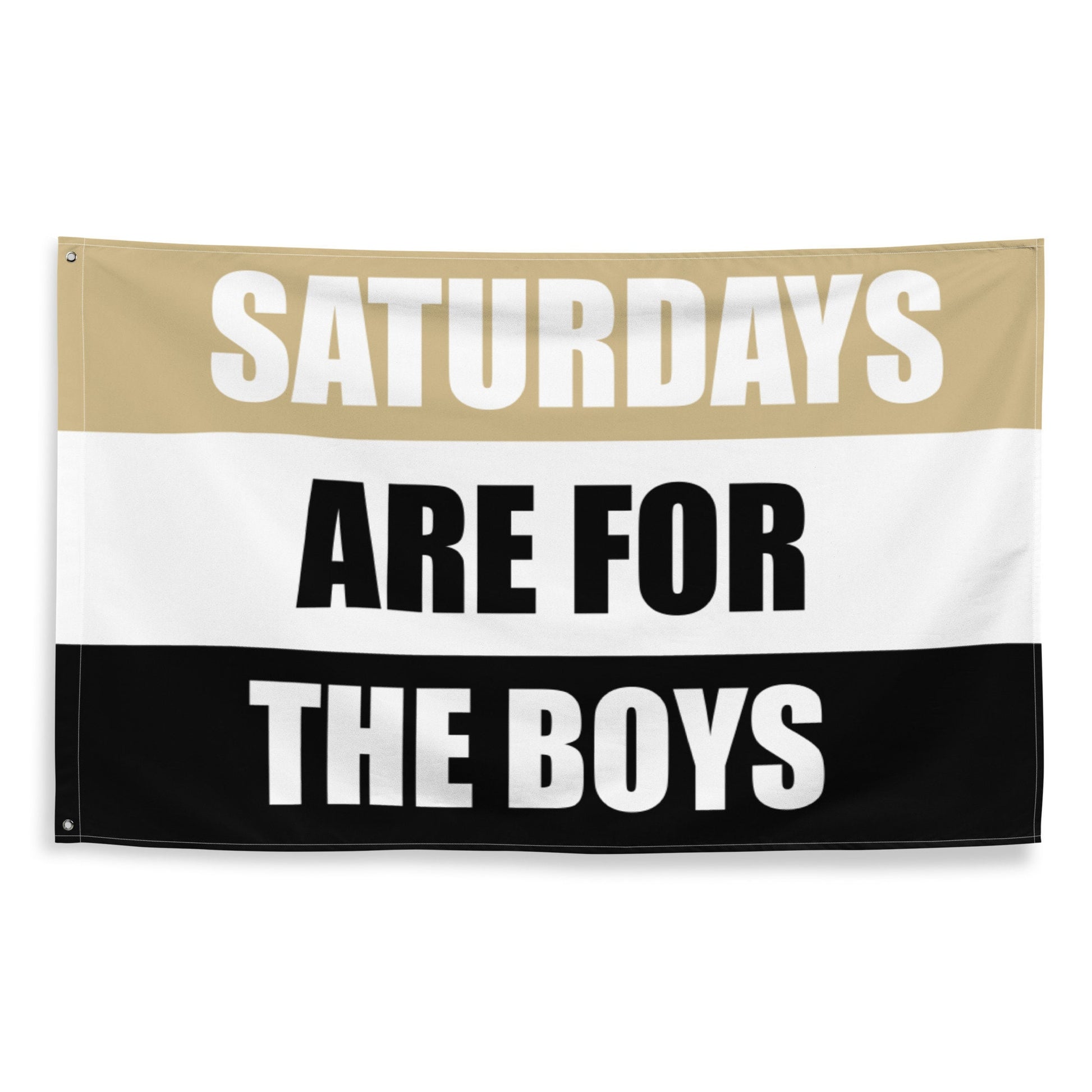 Saturdays are for the Boys, Flag Banner, Boilermaker Colors | Gift for Him, Dorm, College, Tailgate, Decoration