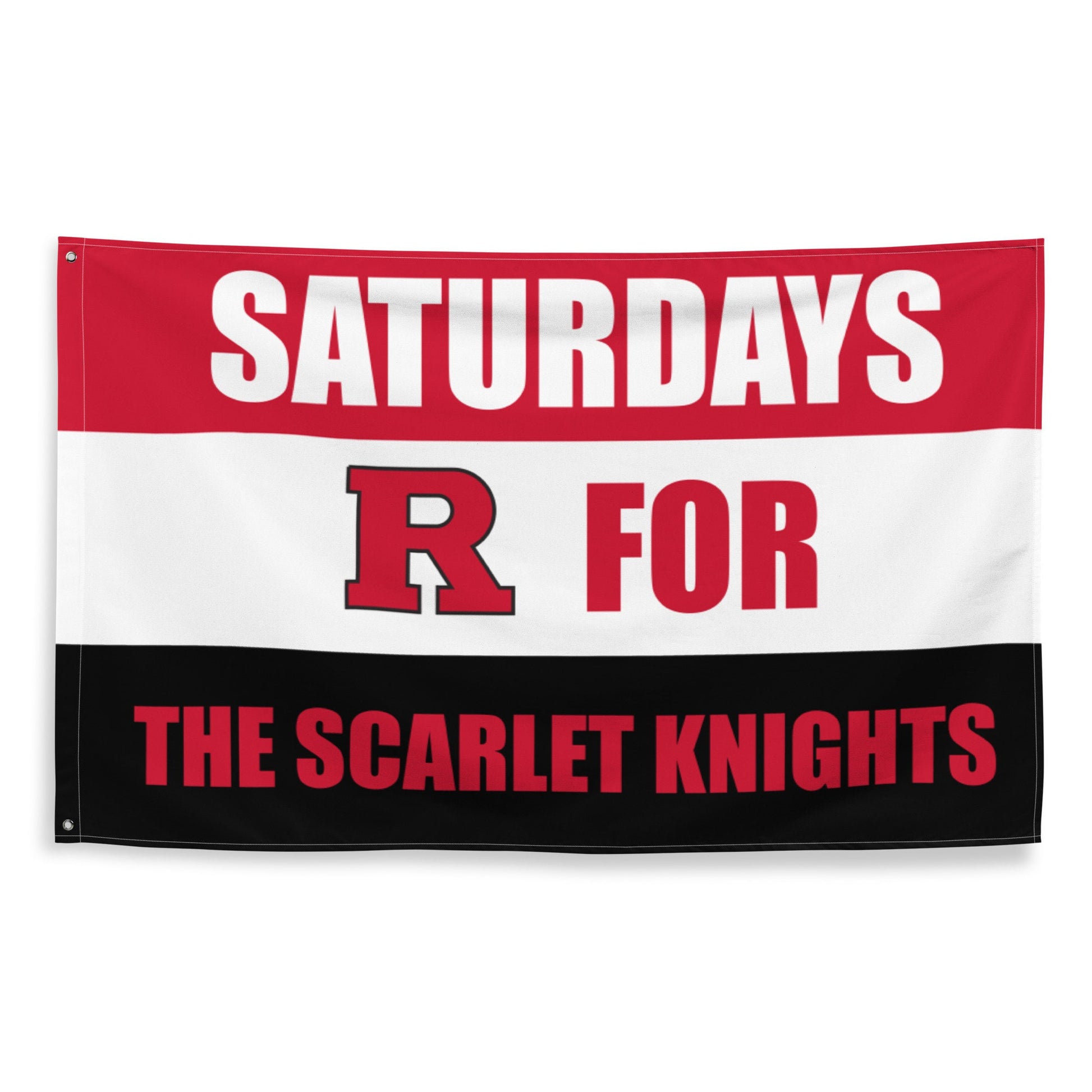 Large Banner, Saturdays are for the Scarlet Knights R Tapestry, Dorm, Tailgate Flag, Gift