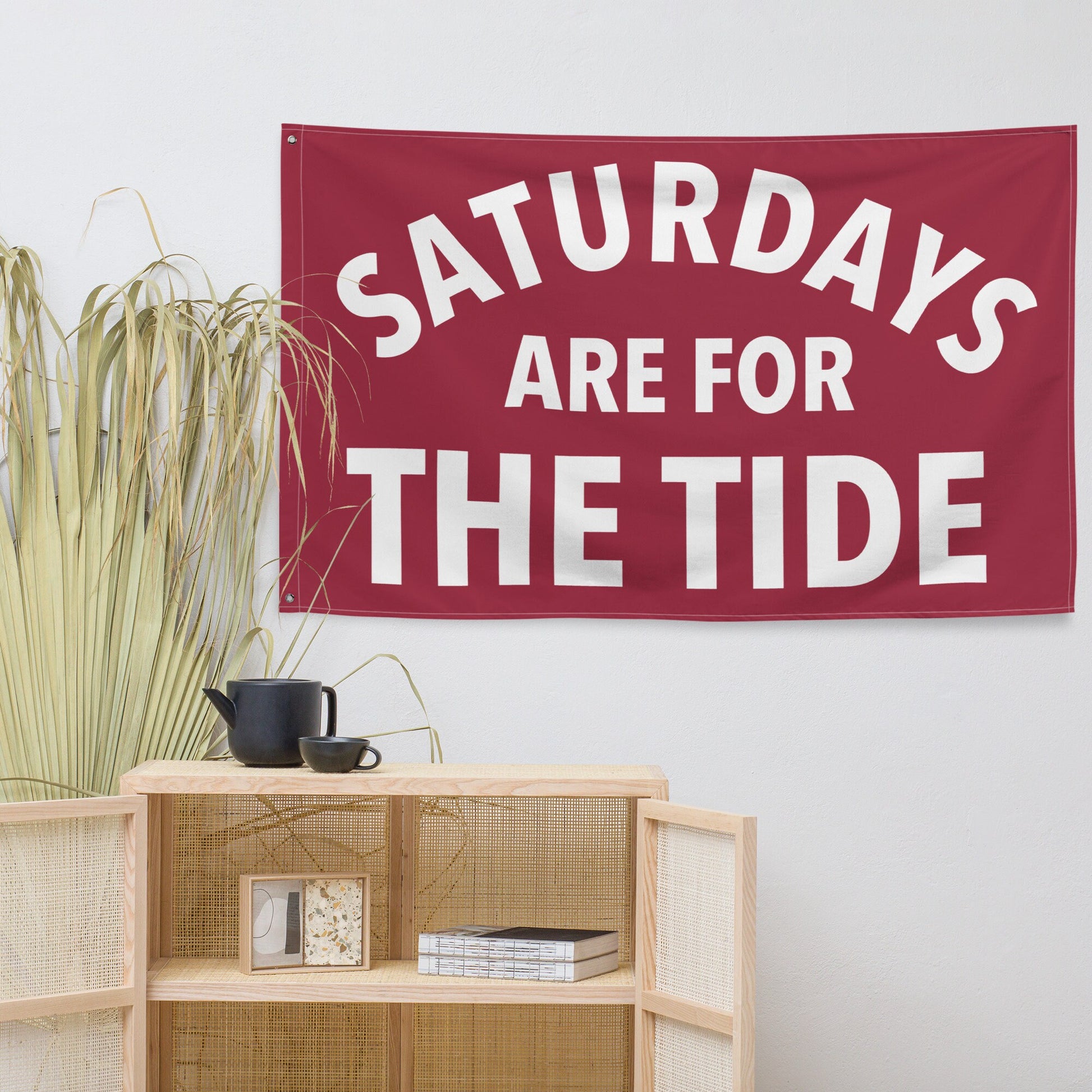 Large Banner, Saturdays are for the Tide Tapestry, Dorm, Tailgate Flag, Gift for Him/Her