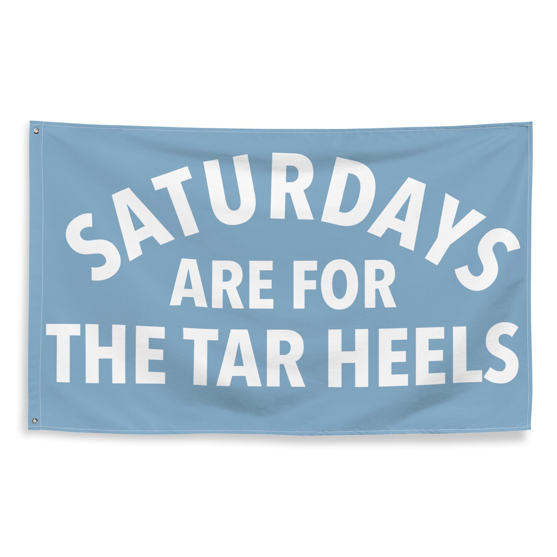 Large Banner, Saturdays are for the Tar Heels Tapestry, Dorm, Tailgate Flag, Gift for Him/Her