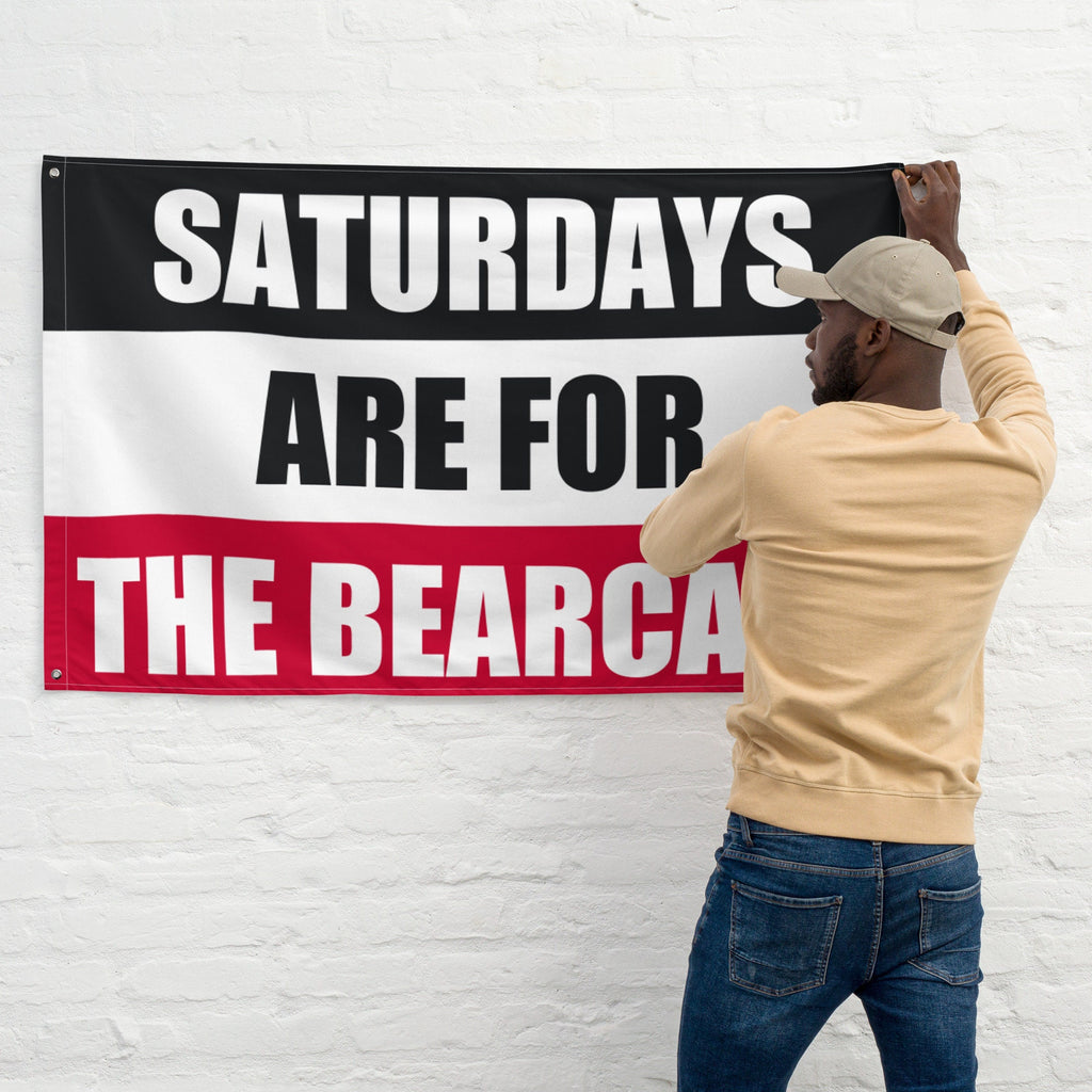 Large Bearcats Banner, Saturdays are for the Bearcats Tapestry, Dorm, Tailgate Flag Gift for Him