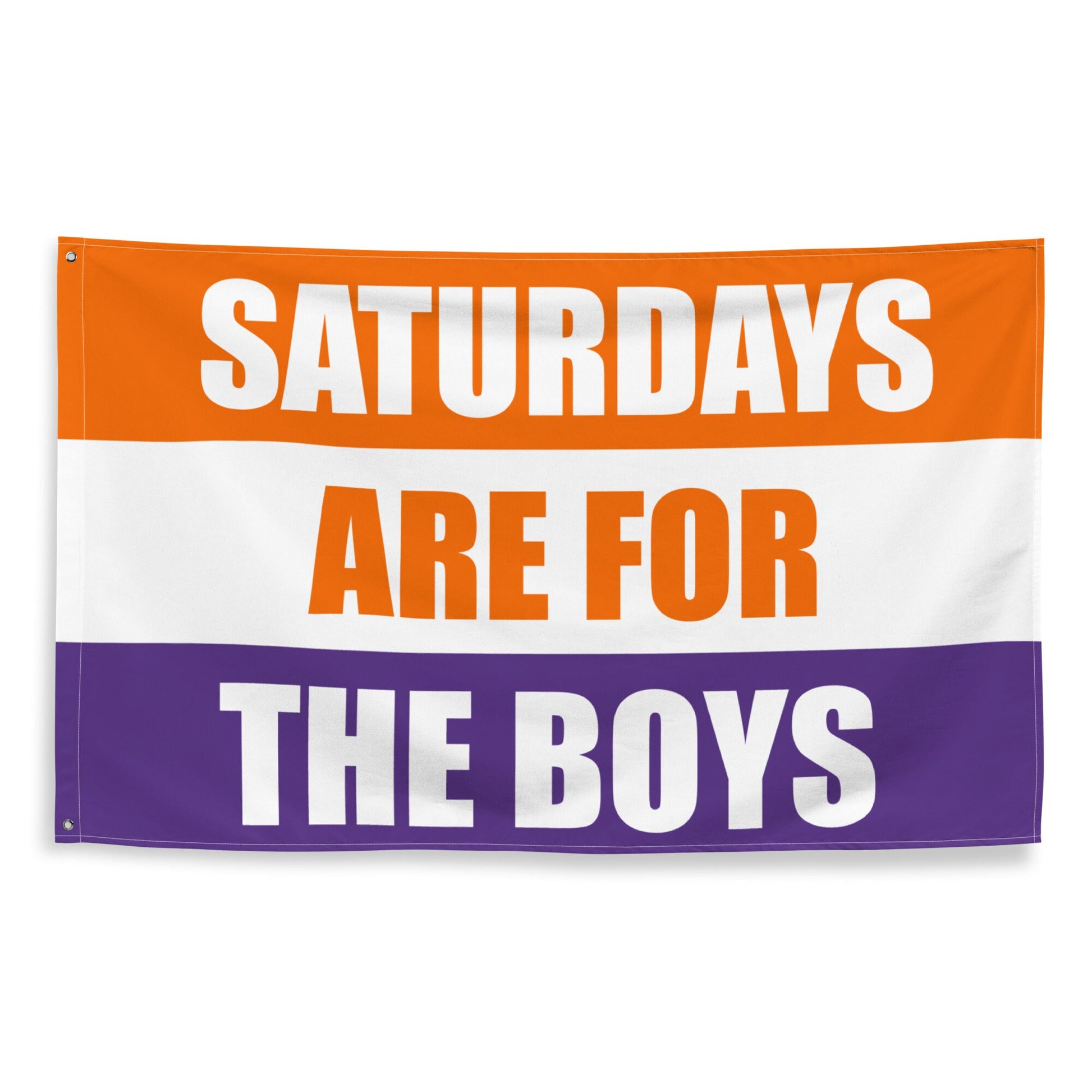 Saturdays are for the Boys Flag | Tigers Colors Clemson