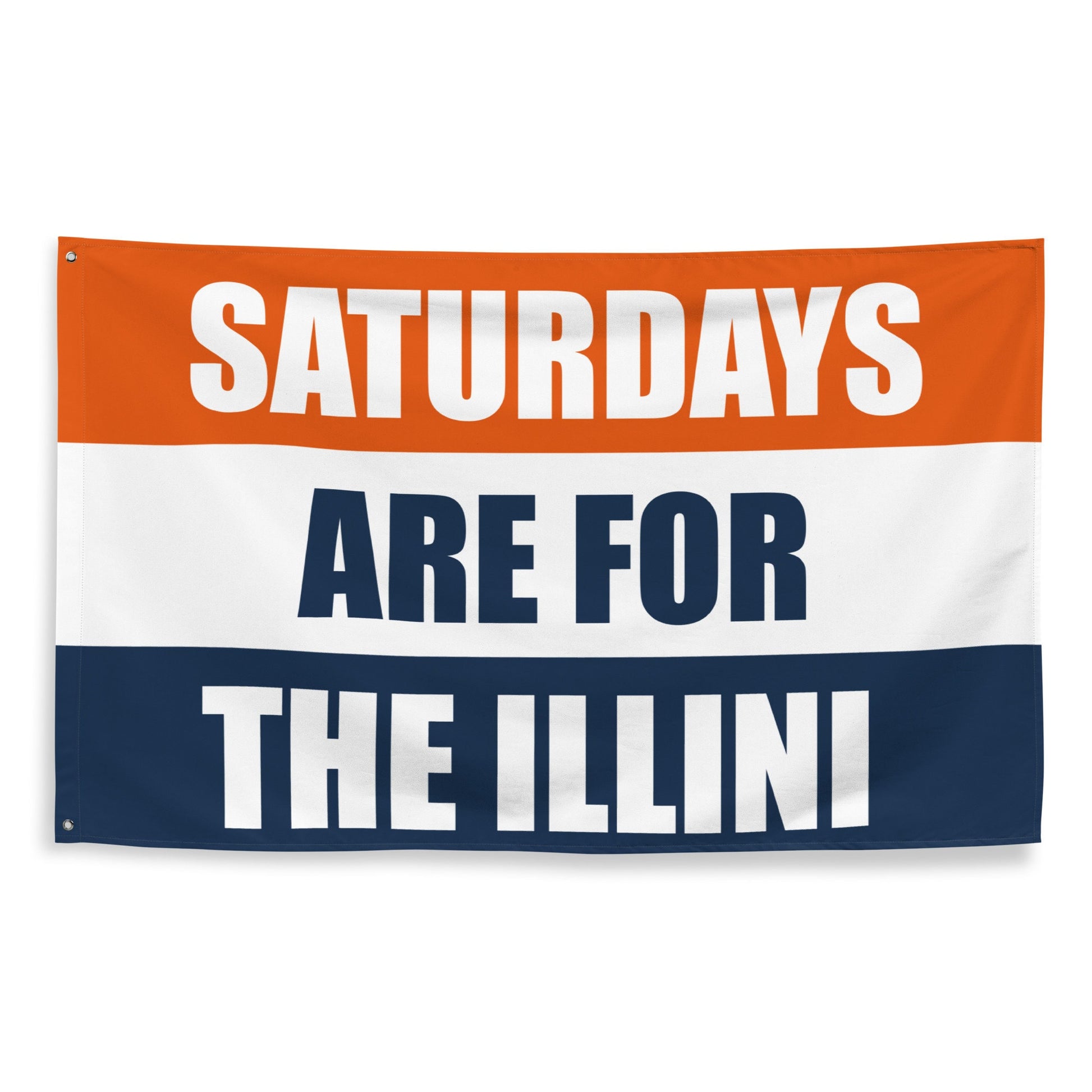 Saturdays are for the Illini, Flag, Banner, Gift, Tapestry